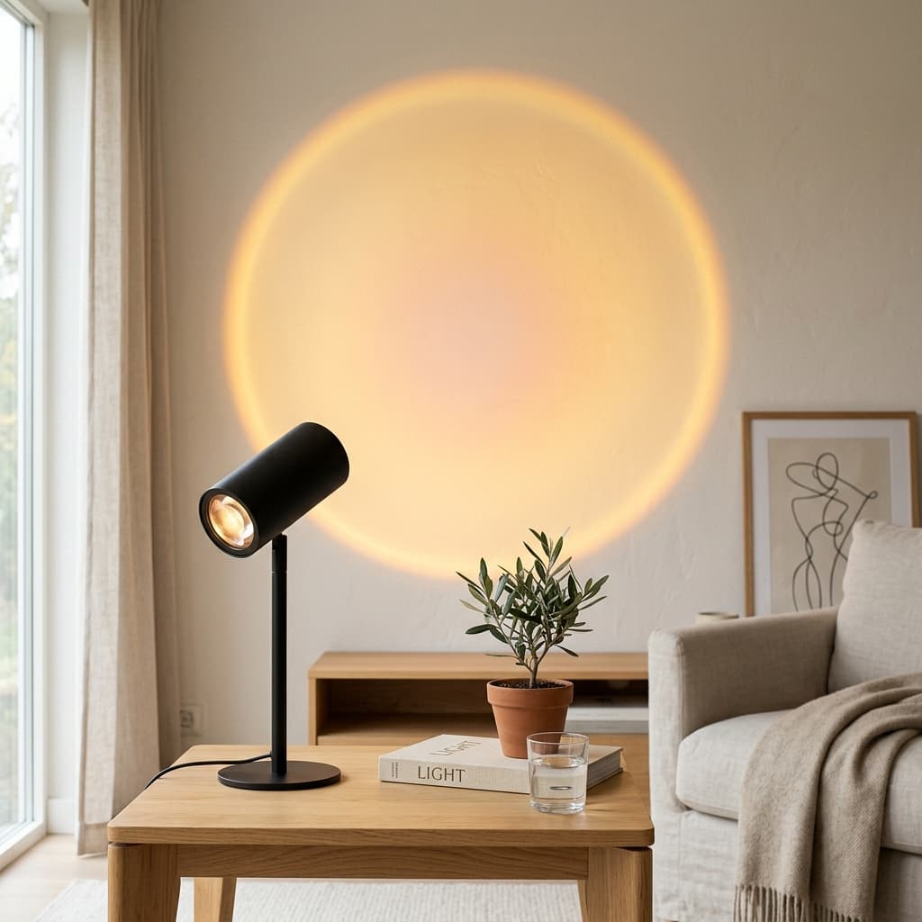 Aesthetic Sunset Projection Ambient Halo Lamp